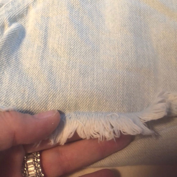 Blue cut off shorts - Picture 4 of 4